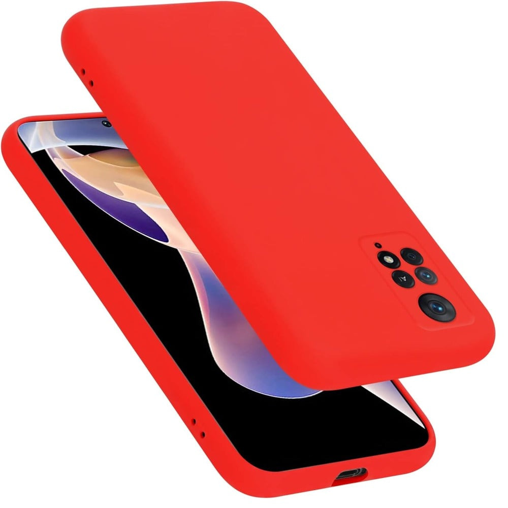 Funda Case para Xiaomi Redmi Note 11 S Soft Feeling Rojo