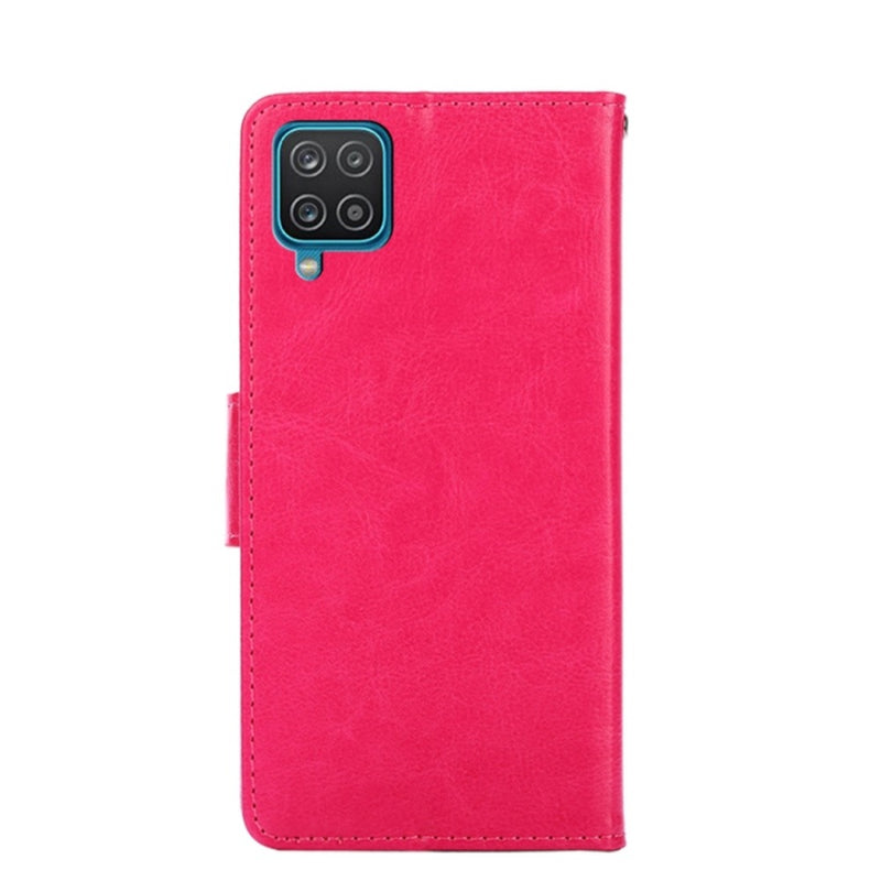 Funda Case para Samsung A12 Flip Cover Fucsia Antishock