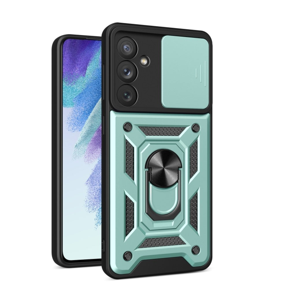 Funda Case para Samsung A54 Holder Protector Camara Verde