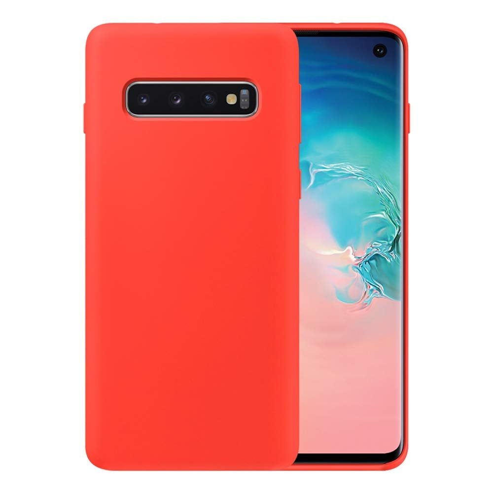 Funda Case for Samsung S10 Plus Soft Feeling Antishock Rojo