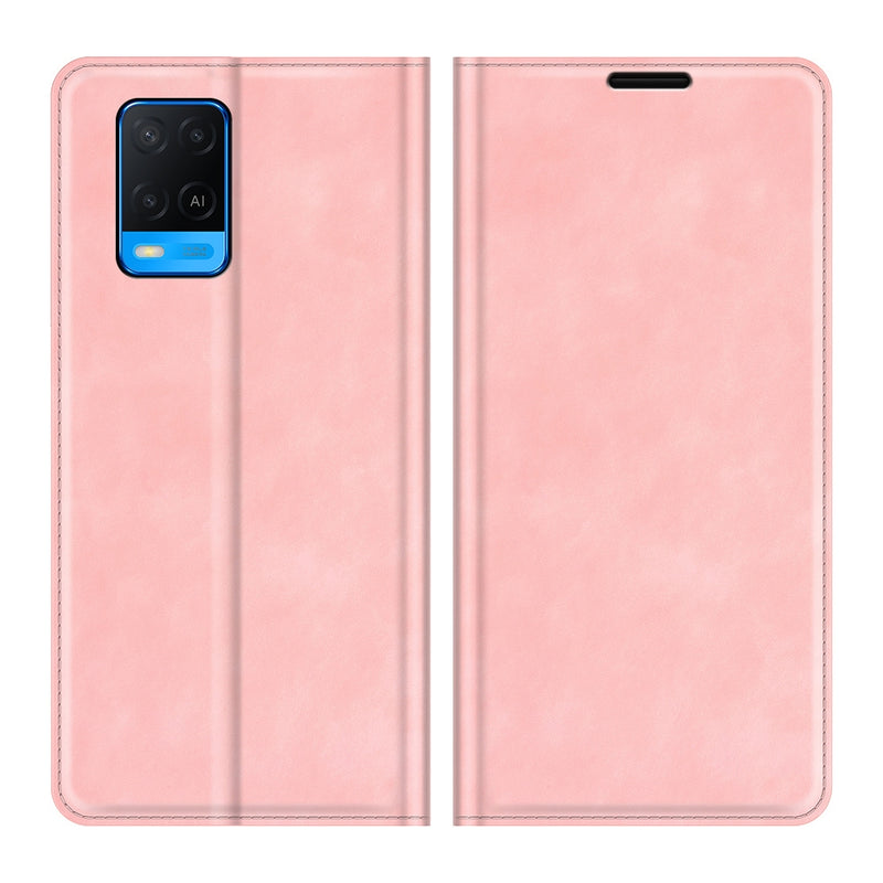 Funda Case para Oppo A54 Flip Cover Rosa Antishock