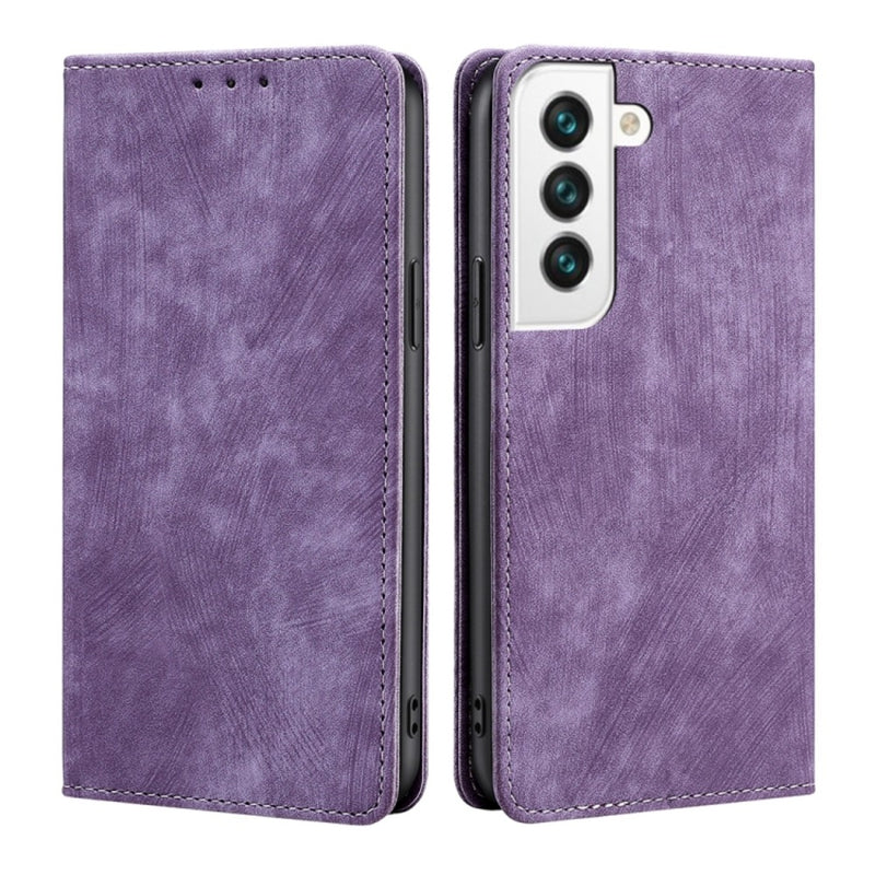 Funda Case para Samsung S22 Plus Flip Cover Lila Antishock