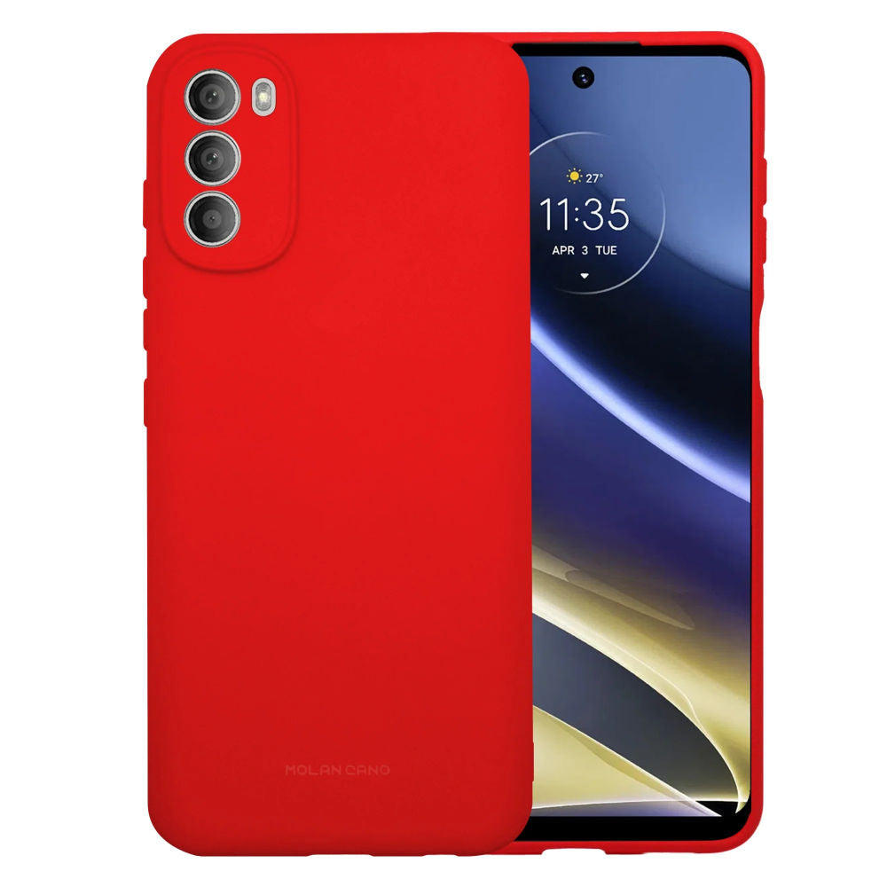 Funda Case para Motorola G72 Soft Feeling Antishock Rojo