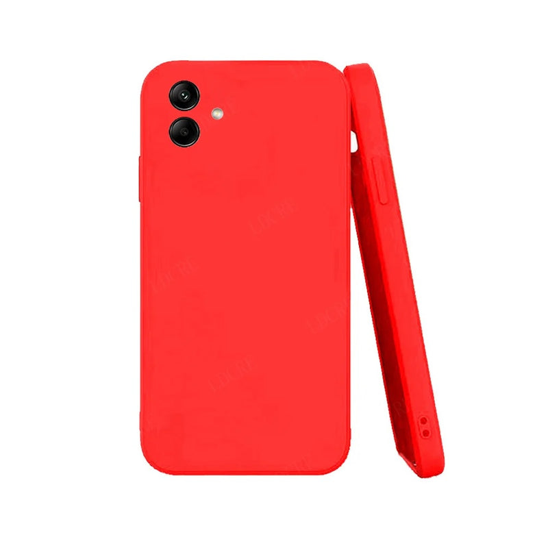 Funda de Samsung A04 Soft Feeling Antishock Rojo Resistente