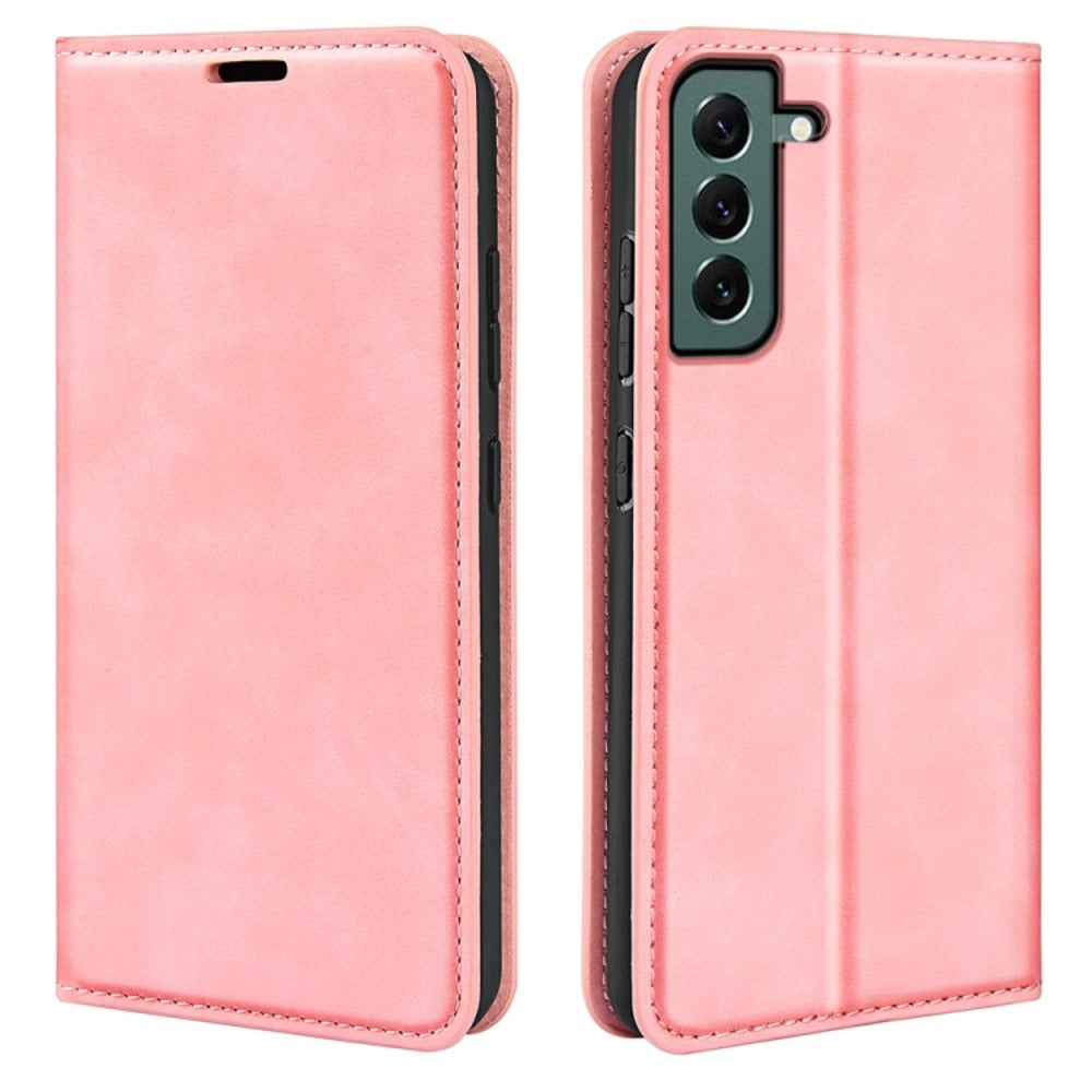 Funda Case para Samsung S23 Plus Flip Cover Rosa Antishock