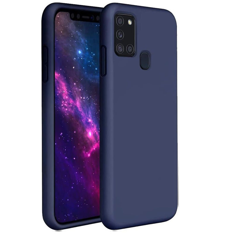 Funda Case para Samsung A21s Soft Feeling Antishock Azul