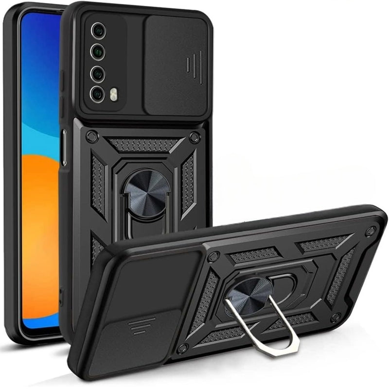 Funda Case para Huawei Y7A Holder Protector Camara Negro