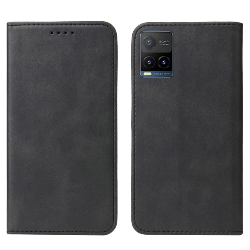 Funda Case para Vivo Y21S Flip Cover Negro Antishock