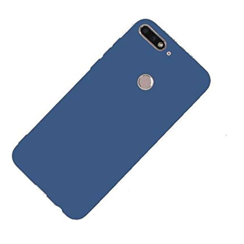 Funda Case para Huawei Y7 2018 Soft Feeling Antishock Azul