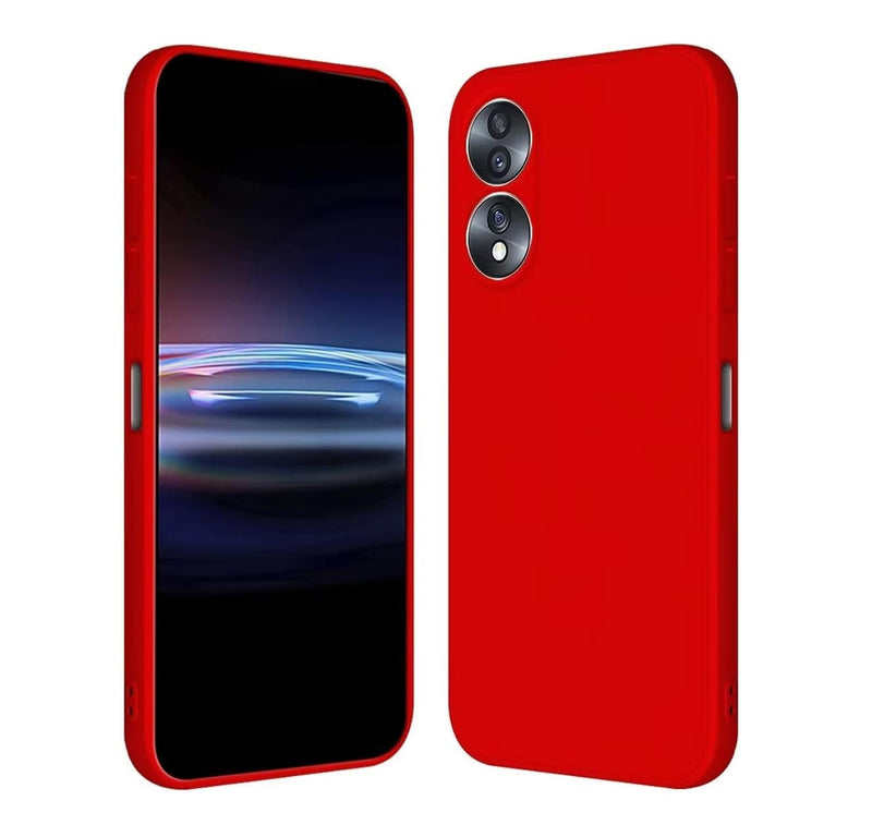 Funda Case para Huawei Honor 70 Soft Feeling Antishock Rojo