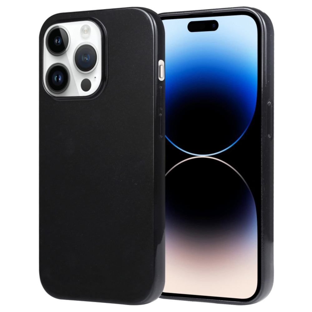 Funda para iPhone 14 Pro Max Jelly Pearl Negro Antishock