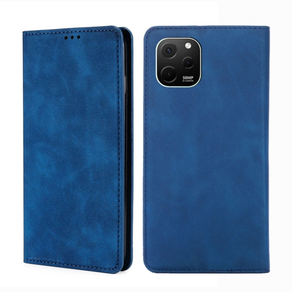 Funda Case para Huawei Nova Y61 Flip Cover Azul Antishock