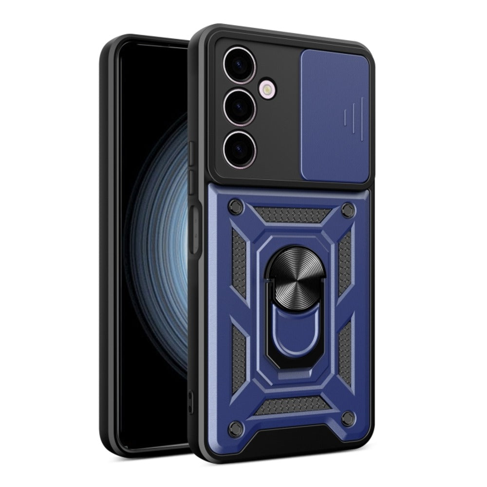 Funda Case para Samsung A24 Holder Protector Camara Azul