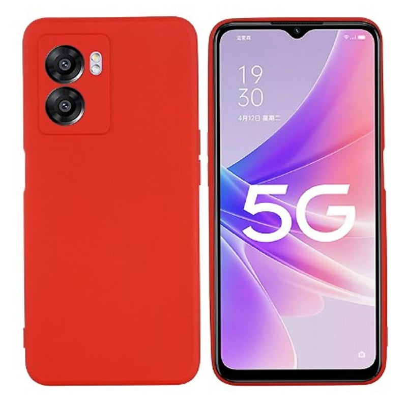 Funda para Oppo A57 Soft Feeling Antishock Rojo Resistente