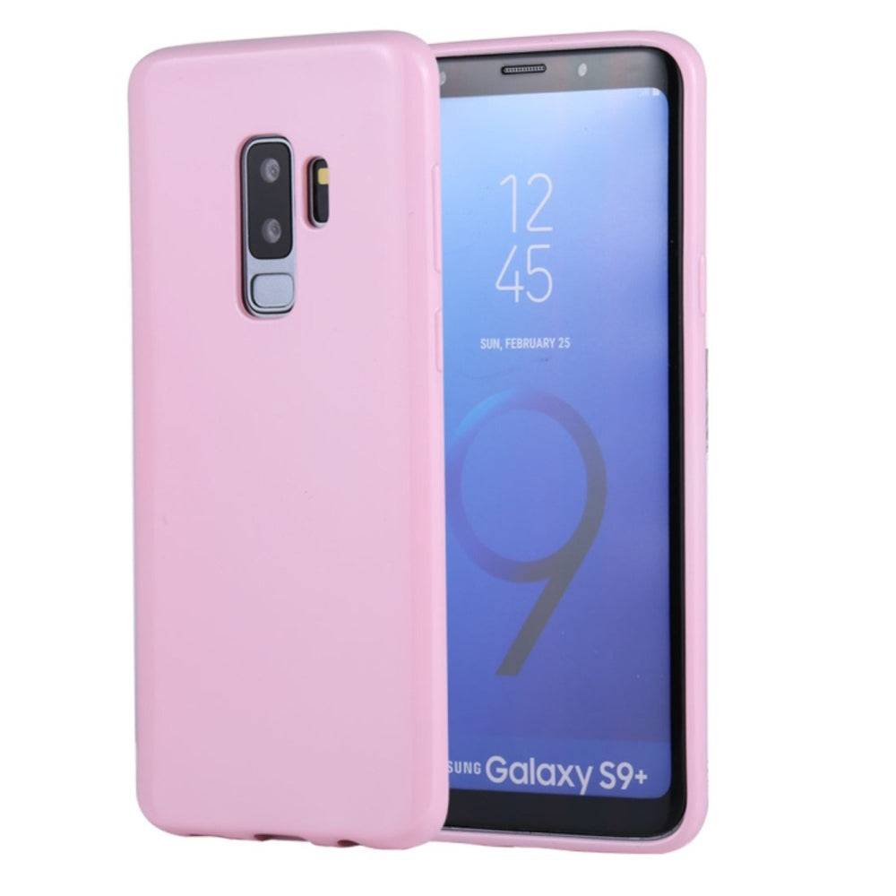 Funda Case para Samsung S9 Plus Jelly Pearl Rosa Antishock