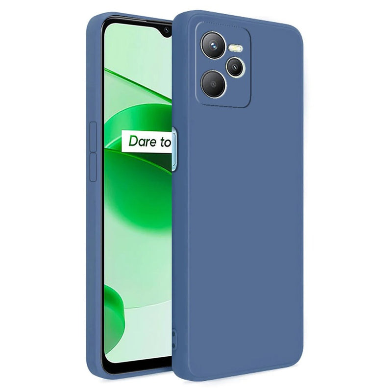 Funda for Realme C35 Soft Feeling Antishock Azul Resistente