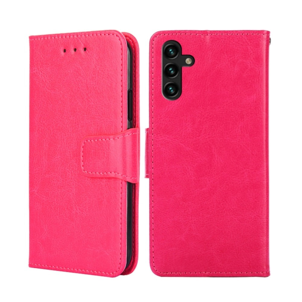 Funda Case para Samsung A13 5G Flip Cover Fucsia Antishock