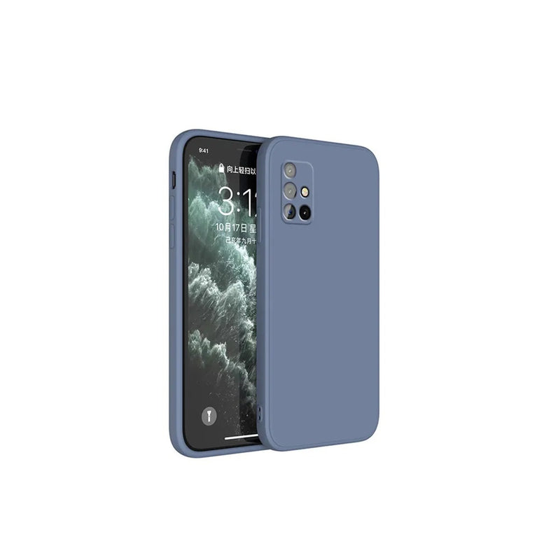 Funda de Samsung A71 Soft Feeling Antishock Azul Resistente