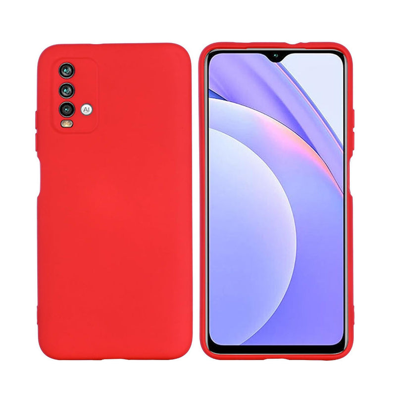 Funda para Xiaomi Redmi 9 Power Soft Feeling Antishock Rojo