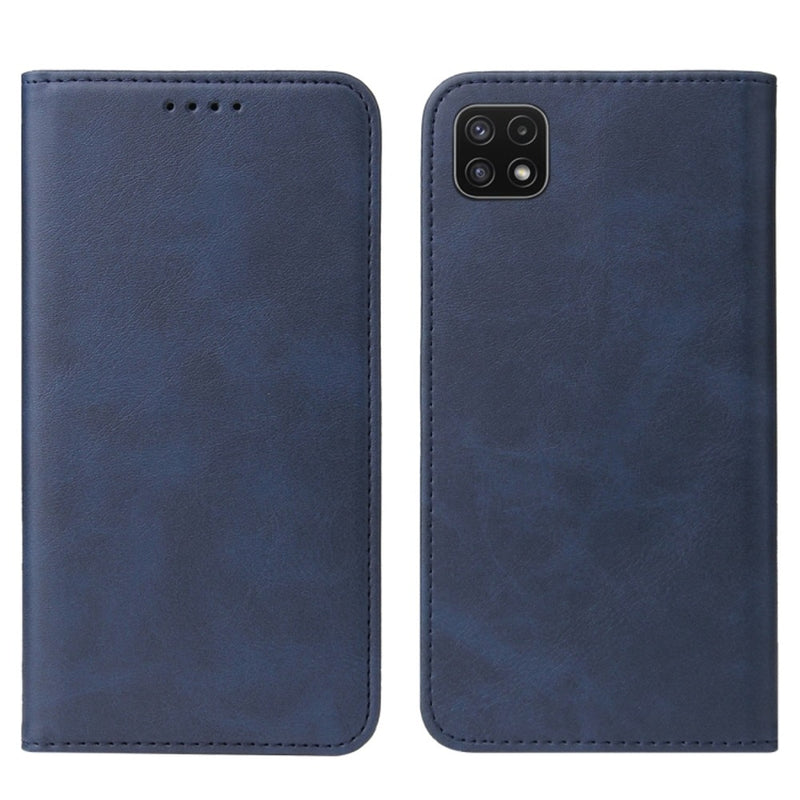 Funda Case para Samsung A22 5G Flip Cover Azul Antishock