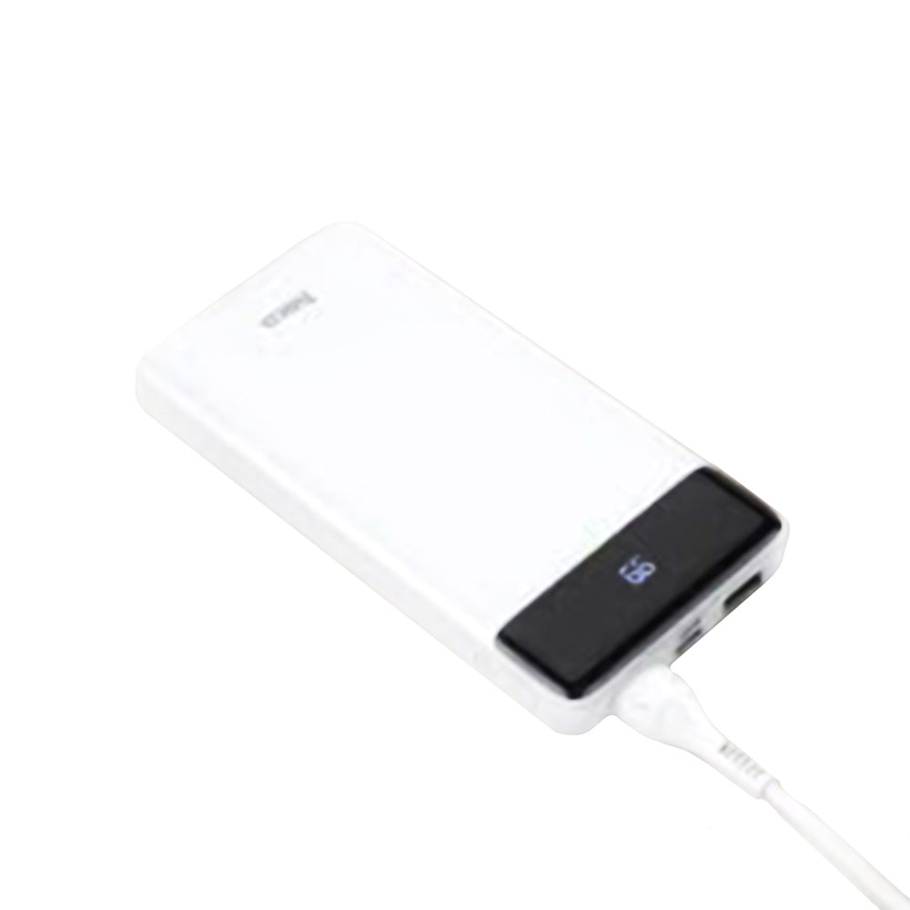 Power Bank 10000mAh Hoco J84 con Indicador LED Blanco