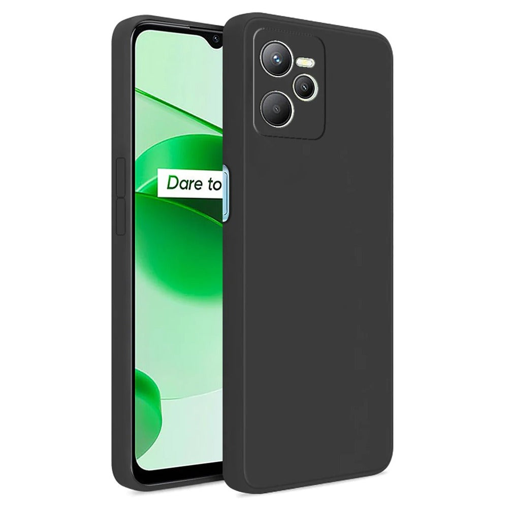 Funda de Realme C35 Soft Feeling Antishock Negro Resistente