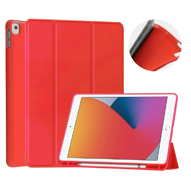 Funda Case for iPad Mini 2 9.7" Imantada + Portalápiz Roja
