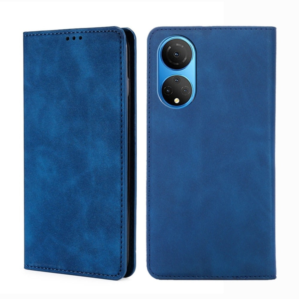 Funda Case para Honor X7 Flip Cover Azul Antishock