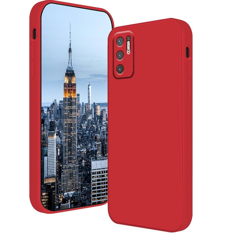 Funda para Xiaomi Poco M3 PRO Soft Feeling Antishock Rojo