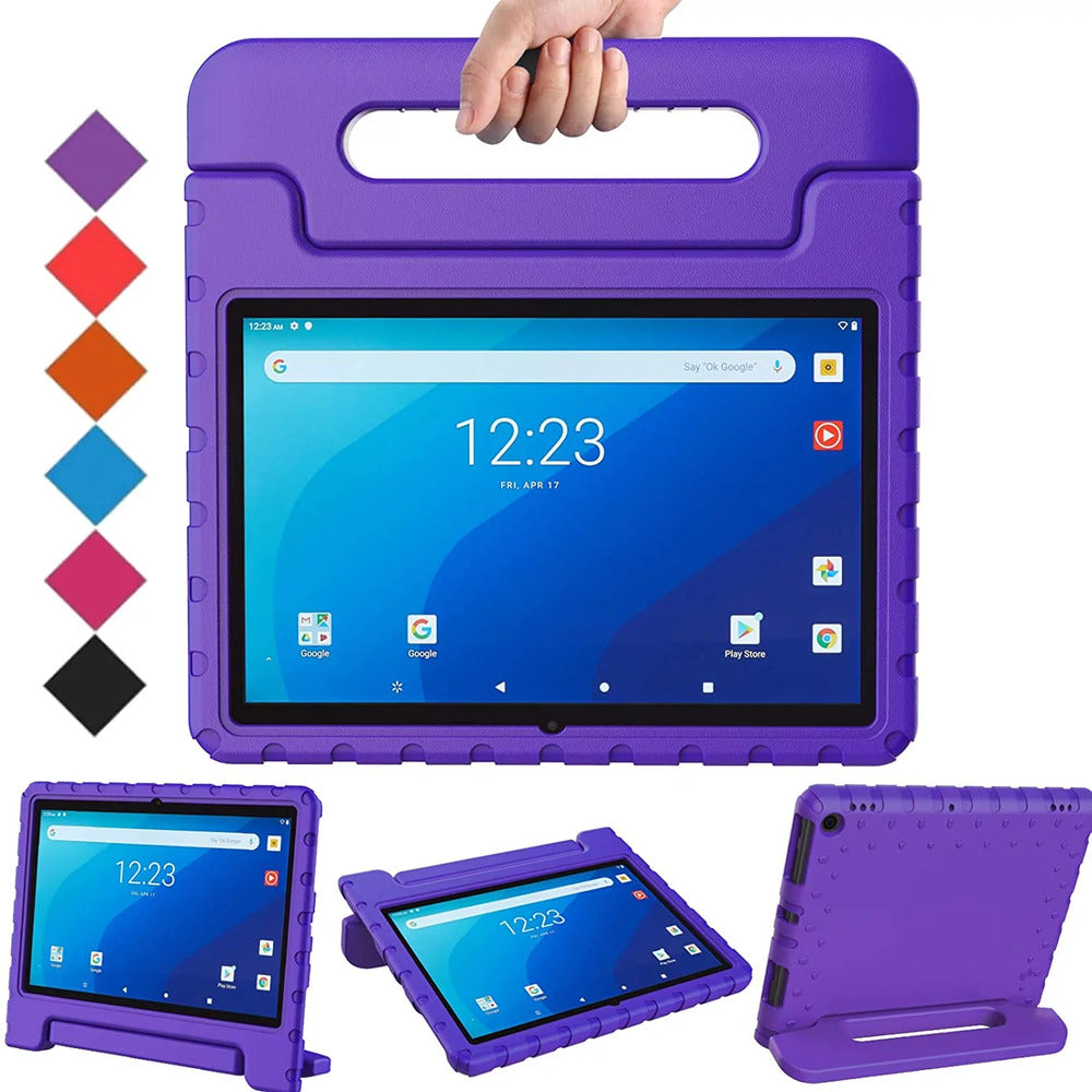 Funda para Huawei MatePad T10 9.7" de Maleta en Goma Morada