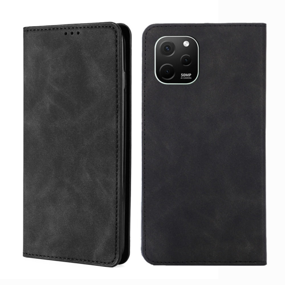 Funda Case para Huawei Nova Y61 Flip Cover Negro Antishock