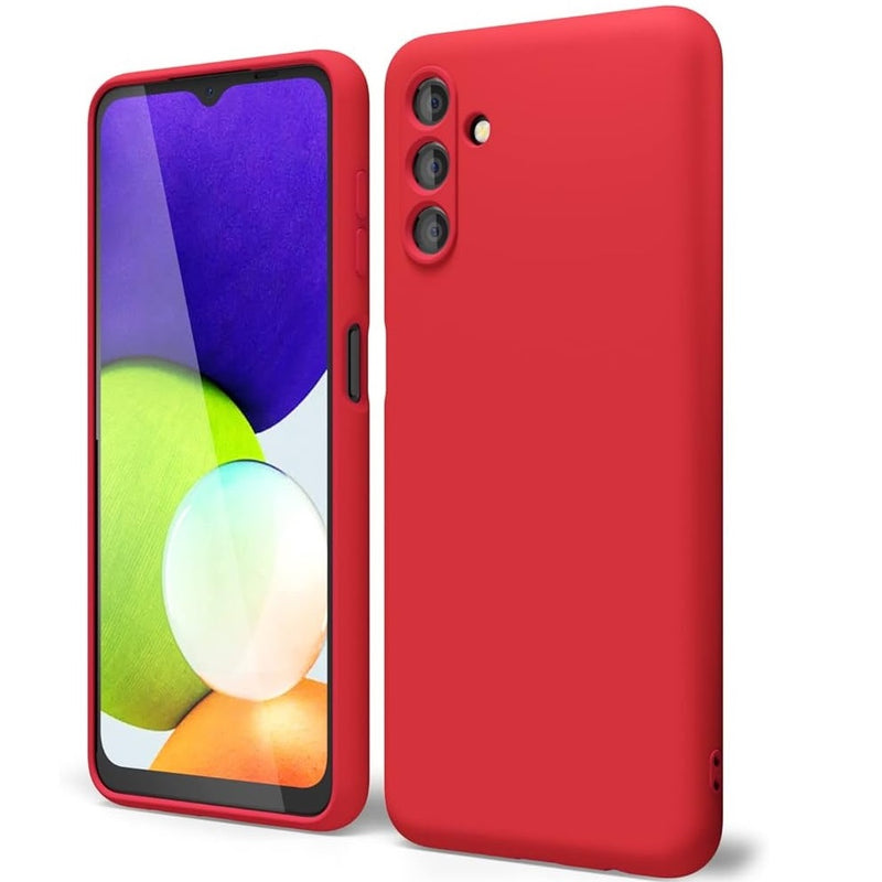 Funda Case para Samsung A04s Soft Feeling Antishock Rojo