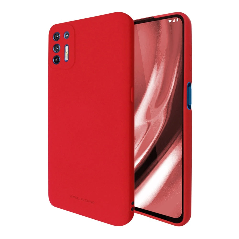 Funda Case for Motorola G9 Plus Soft Feeling Antishock Rojo