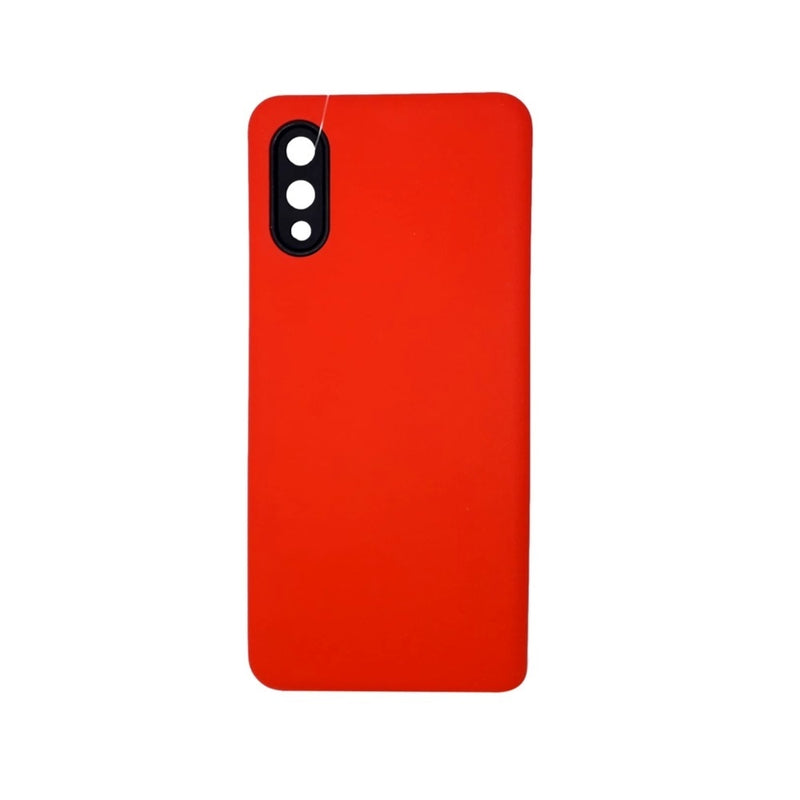 Funda de Samsung A02 Soft Feeling Antishock Rojo Resistente