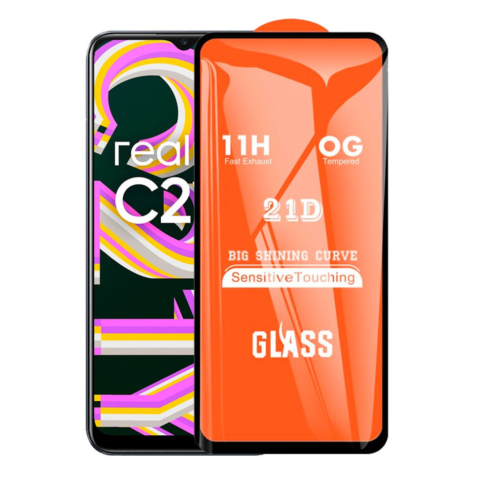 Mica para Realme 7 Pro Protector de pantalla 21D Antishock