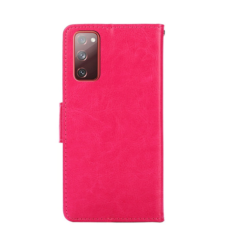 Funda Case para Samsung S20 FE Flip Cover Fucsia Antishock