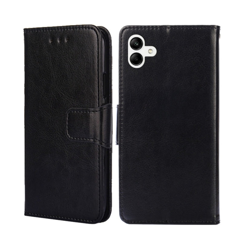 Funda Case para Samsung A04 Flip Cover Negro Antishock