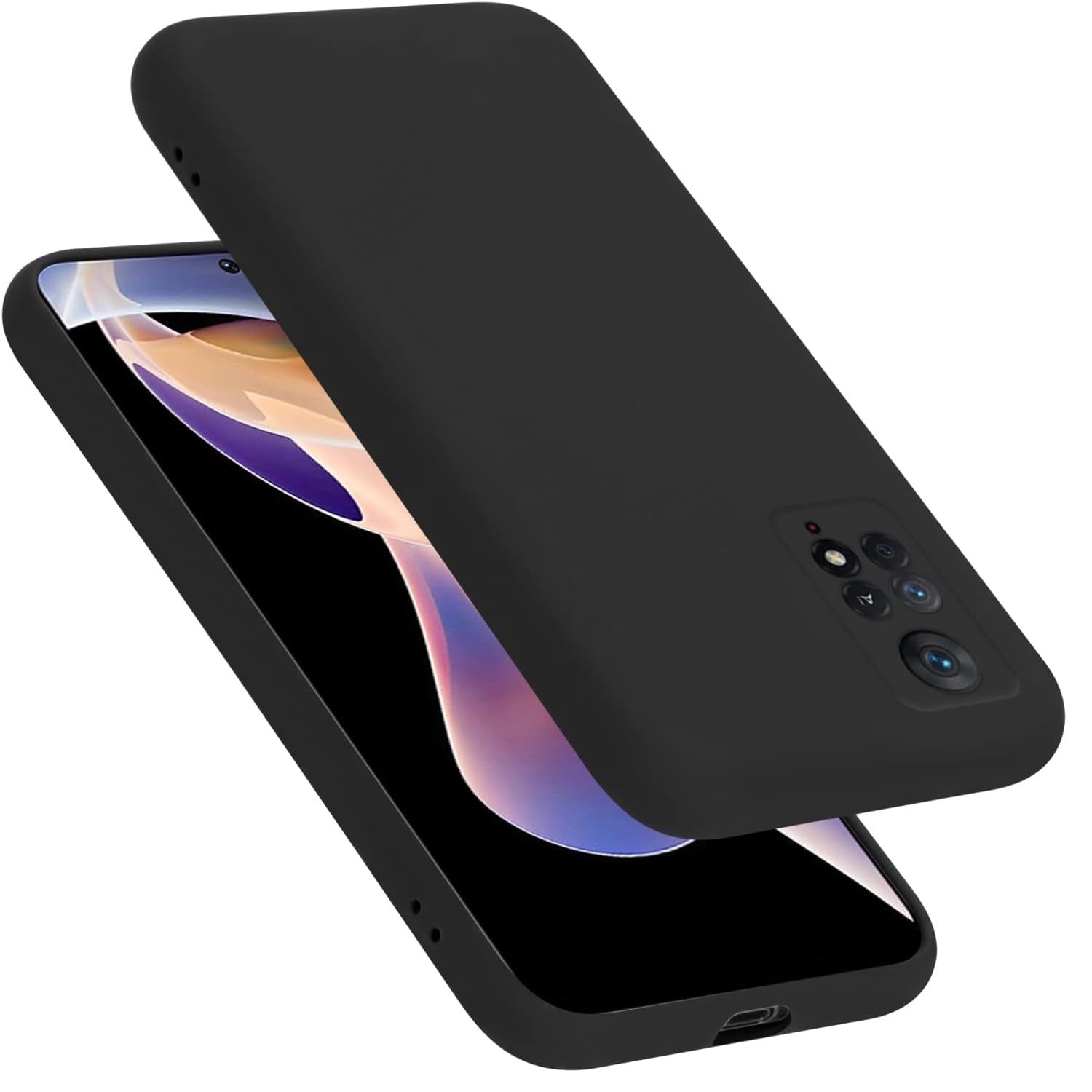 Funda para Xiaomi Redmi Note 11 Pro 4G Soft Feeling Negro