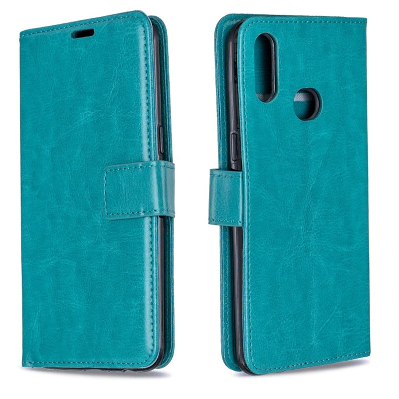 Funda Case para Samsung A10s Flip Cover Celeste Antishock