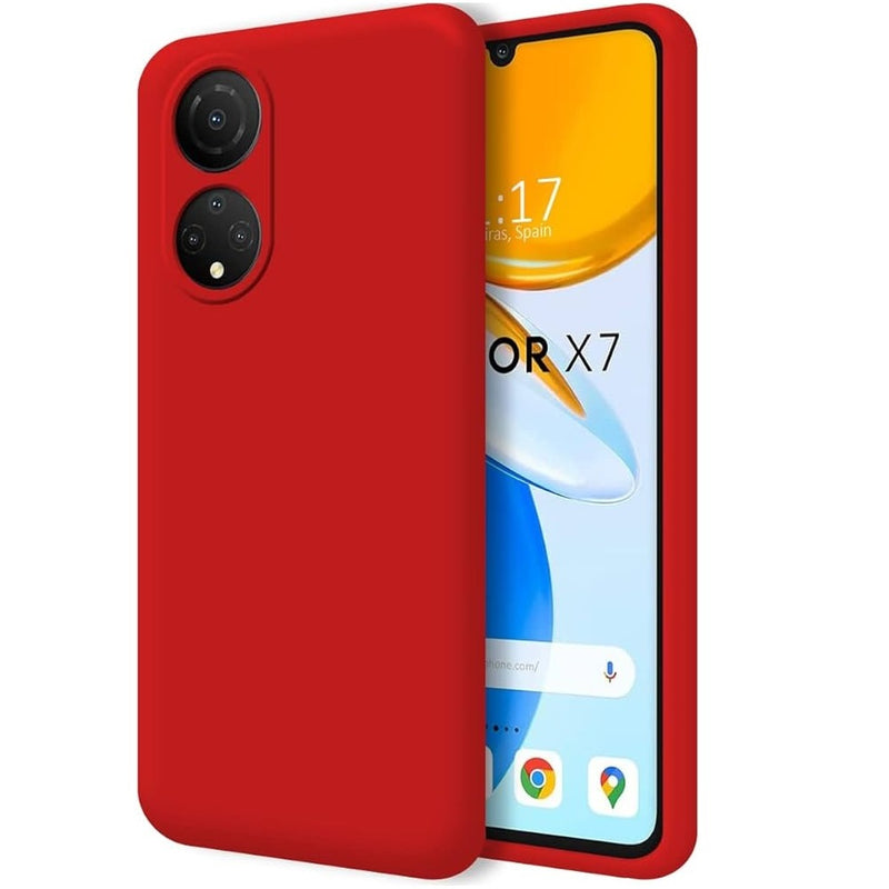 Funda Case para Huawei Honor X7 Soft Feeling Antishock Rojo