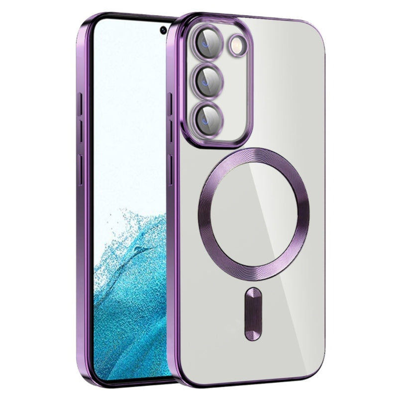 Funda Samsung S23 Magsafe con Protector de Camara Morado