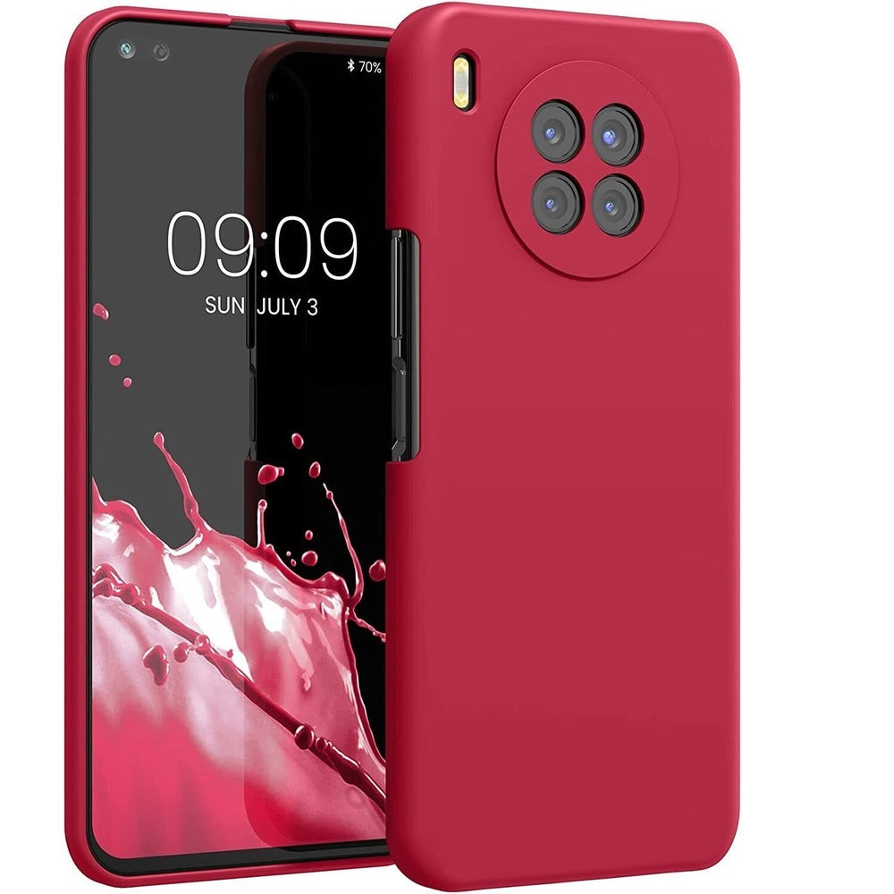 Funda Case para Huawei Nova 8i Soft Feeling Antishock Rojo