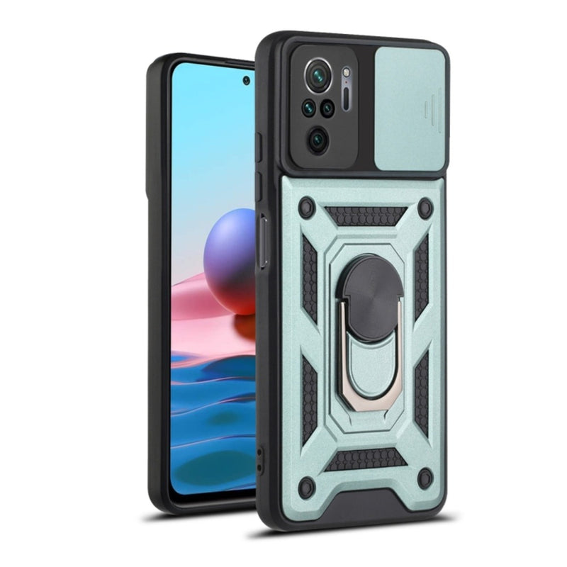 Funda para Xiaomi Redmi Note 10 4G Holder Protector Verde