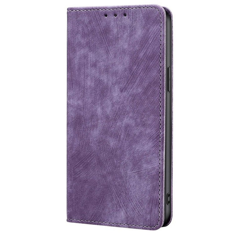 Funda Case para Realme C21Y Flip Cover Lila Antishock