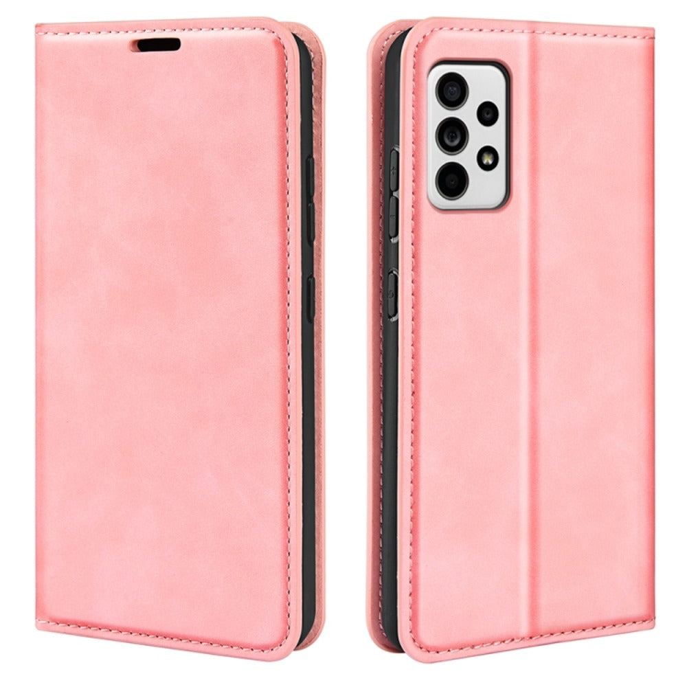 Funda Case para Samsung A33 Flip Cover Rosa Antishock