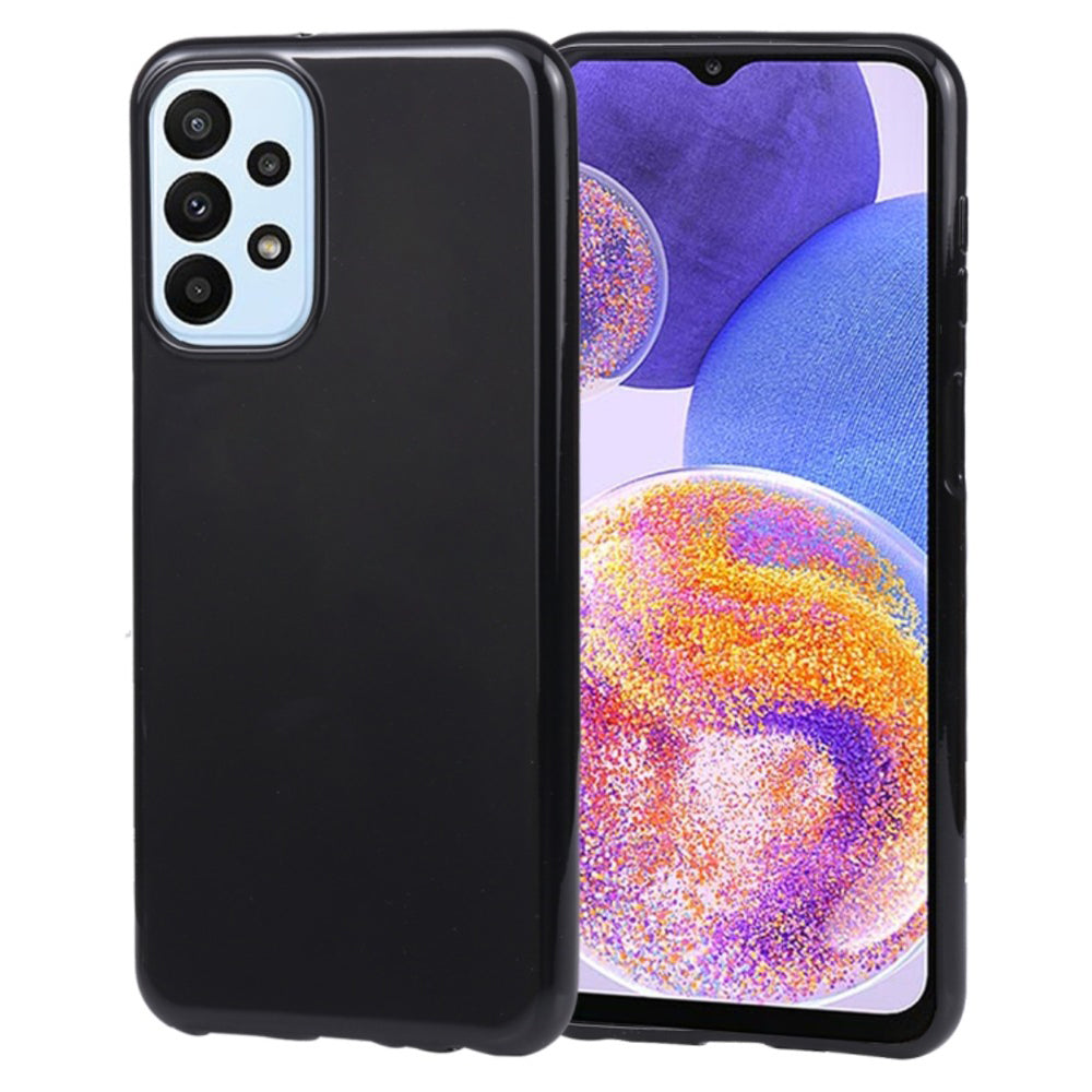 Funda Case para Samsung A23 5G Jelly Pearl Negro Antishock