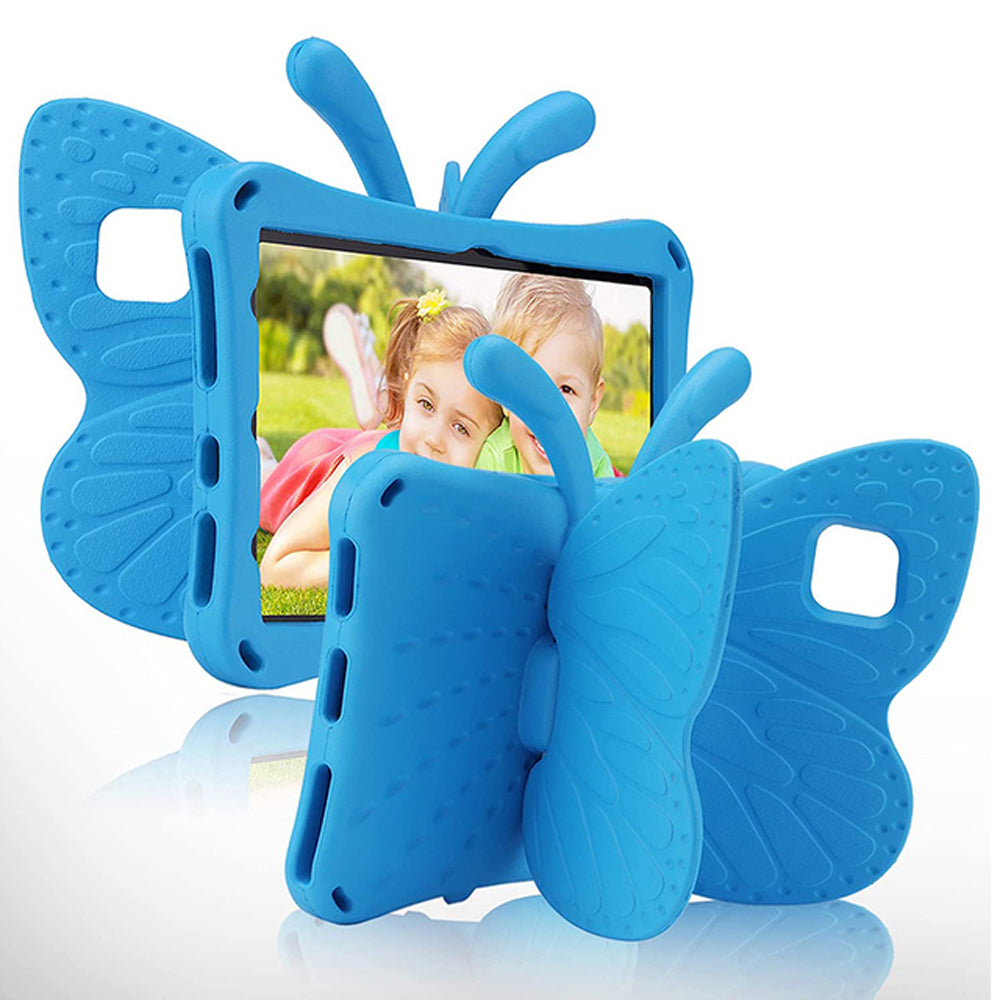 Funda para Tablets de 7" de Goma Mariposa Celeste Antishock