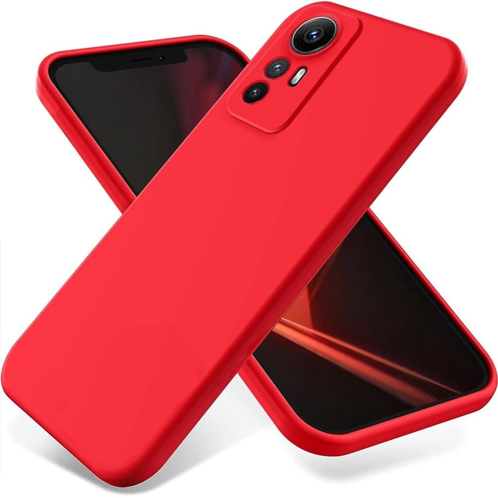 Funda Case para Xiaomi Note 12s Soft Feeling Antishock Rojo