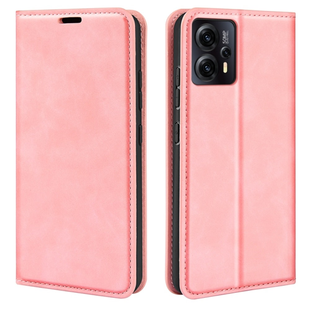 Funda Case for Motorola Moto G23 Flip Cover Rosa Antishock