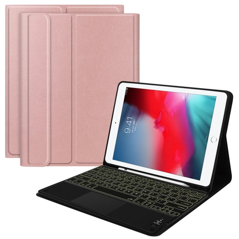 Funda con Teclado y Portalápiz para iPad Mini 3 7.9" Rosa